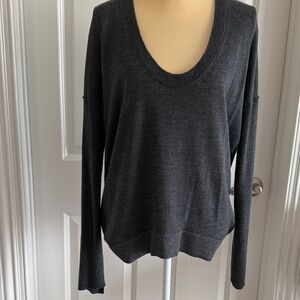 Zadig & Voltaire Charcoal Wool Pullover
